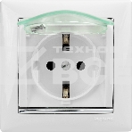 Электроустановочные изделия Legrand Legrand 774220 Розетка Valena влагозащищенная IP44 с заземлением с крышкой и защитными шторками (белая), фото17