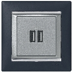 Розетка 2-ая USB | 770270 | Legrand Valena Алюминий, фото15