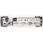 Переключатель консоли электронный, 4 порта PS/1 4 Port USB2.0 KVMP Switch with OSD, фото2