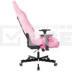Кресло игровое Knight N1 Fabric розовый Velvet 36 с подголов. крестовина металл, фото17