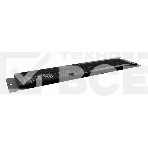 Панель с щеточным кабельным вводом в пол/­потолок Hyperline TCB-TTB-RAL9004 для шкафов серии TTB, TWB, 65 мм х 293 мм (ШхД), цвет черный (RAL 9004), фото 1