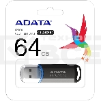 Флеш диск ADATA 64GB Classic C906, USB 2.0, Черный, фото4