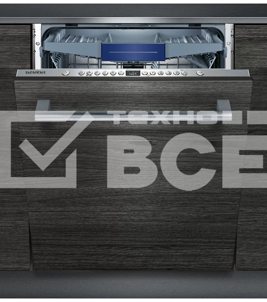 Встраиваемая посудомоечная машина Siemens SN63HX26MM, черный, 59.8 см, 13 компл., 44 дБ, класс A