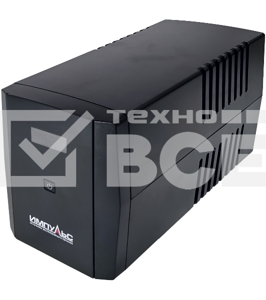 Источник бесперебойного питания Импульс ЮНИОР СМАРТ 1500, 1500/900 ВА/Вт, LCD, USB, RJ11/RJ45, IEC-C13x6