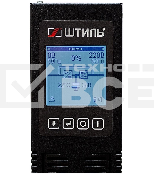 Источник бесперебойного питания ШТИЛЬ 3000 ВА; on-line; батарея: 72В,  int, ext (no incl; 2U; rack / tower