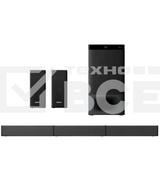 Саундбар Sony HT-S500RF 5.1 760Вт+240Вт черный