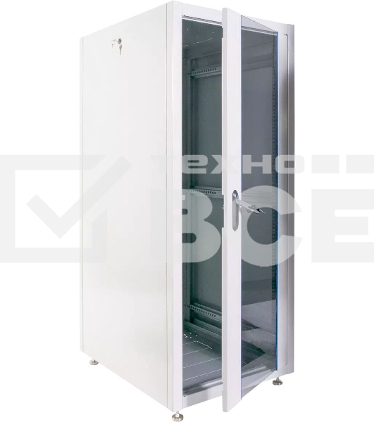 Шкаф телекоммуникационный напольный ЭКОНОМ 30U (600 × 800) дверь стекло, дверь металл