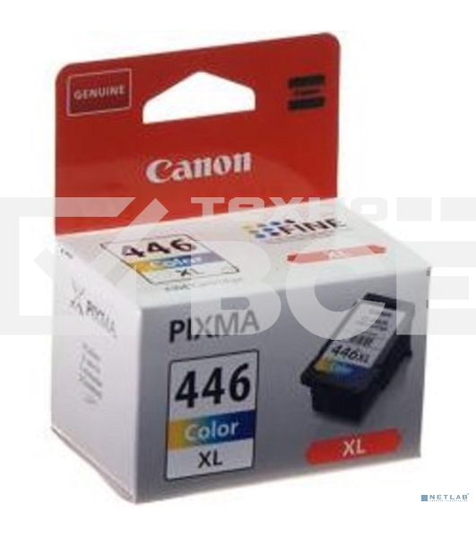 Картридж струйный CL-446XL (8284B001) для Canon PIXMA MG2440/2540. Цветной, 300 стр.
