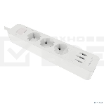 Удлинитель с USB зарядкой Harper UCH-330 White, фото19