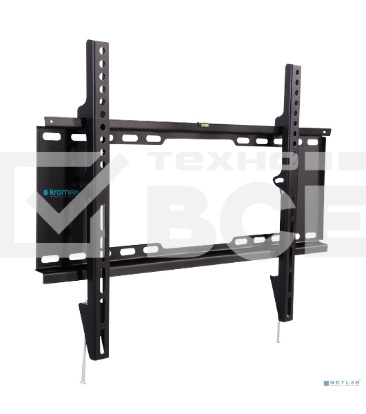Кронштейн для телевизора Kromax IDEAL-101 черный 32'-90' макс.40кг настенный фиксированный
