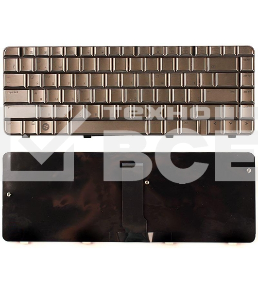 Клавиатура для ноутбука HP Pavilion DV3-2000 DV3-2100 кофе