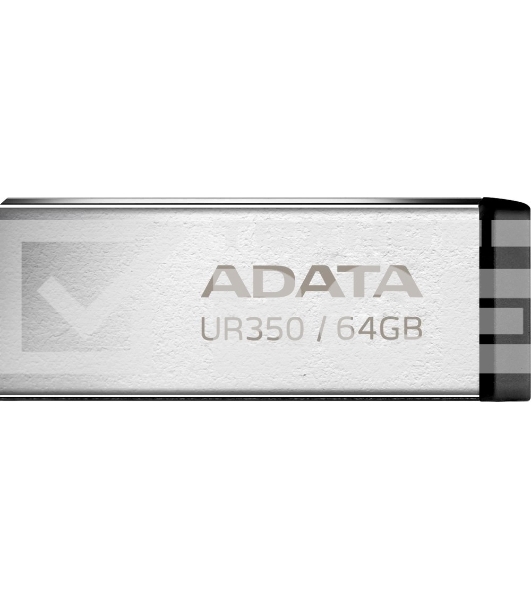 Флэш-накопитель ADATA UR350-64G-RSR/BK USB3.2 64G BLACK