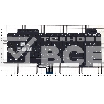 Клавиатура для ноутбука Asus ROG GL704 черная с подсветкой, фото2
