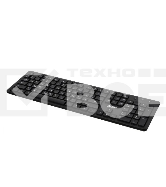 Клавиатура Acer OKW020 проводная, USB, черный
