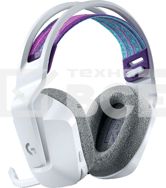 Наушники с микрофоном Logitech G733 белый мониторные Radio оголовье (981-000885)