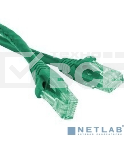 Патч-корд PC-LPM-UTP-RJ45-RJ45-C6-0.5M-LSZH-GN Патч-корд U/UTP, Cat.6, LSZH, 0.5 м, зеленый