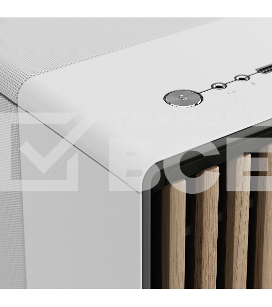 Компьютерный корпус без блока питания Fractal Design North XL, Full-Tower, 3x140мм, 2xUSB-A 3.2 + 1xUSB 3.2 Type-C E-ATX, ATX, mATX, mITX Wood panel, Chalk белый