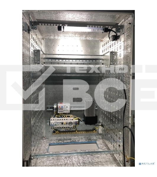 Шкаф уличный всепогодный укомплектованный настенный ЦМО ШТВ-Н, IP55, 12U, корпус: сталь, 600х600х330 мм (ВхШхГ), серый