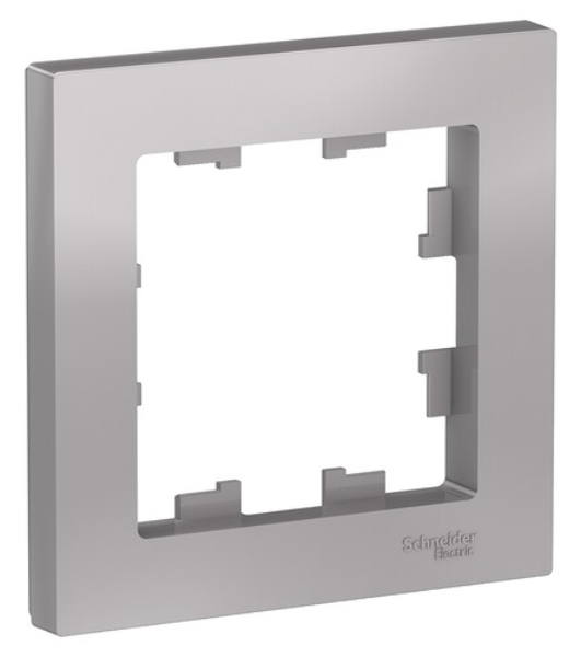 Рамка 1-м AtlasDesign алюм. SchE ATN000301