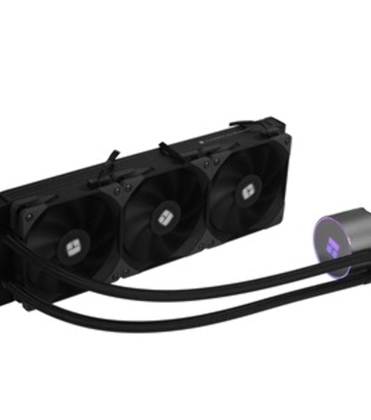 Водяное охлаждение для процессора Water Cooling System Thermalright Frozen Warframe 360 Ultra черный Argb (360мм, черный, ARGb/Fans: 3x120мм, 70.84CFM, 22.1dBA, 2000RPM/Pump height 60мм, 23dBA, 3000RPM, Rad thickness 27mm/S: 1200, 1700, 1851, 2011, 2066, 115X, AM5, AM4)