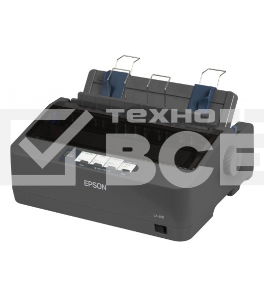 Принтер матричный Epson LX-350 (C11CC24031/C11CC24032), (А4, 357 cps (12 cpi), USB, LPT, COM)
