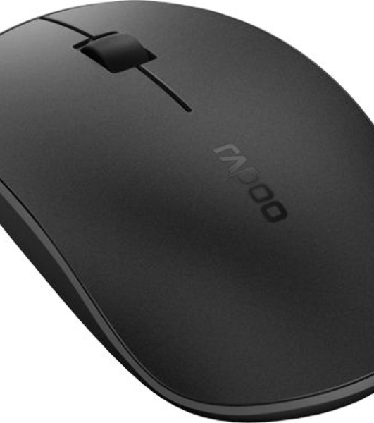 Мышь Rapoo M200 черный оптическая (1000dpi) беспроводная BT/Radio USB (2but)