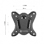 Кронштейн ONKRON Кронштейн ONKRON 17-27'' макс 100*100 мм, наклон -+ 8º, поворот: 45°, от стены 85 мм, макс вес 25кг, черный, фото8