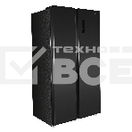 Холодильник Maunfeld MFF177NFSB черный глянц. инвертер двухкамерный Side by Side 263/170л морозилка сбоку, фото7
