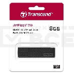 Флешка USB Transcend JetFlash 780 (TS8GJF780), 8Gb, USB 3.0, R/W 140/40, черный/серебристый, фото6