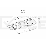 Наконечник вилочный изолированный 3.2 мм 1.5-2.5 мм² (НВи 2.5-3) синий Rexant, фото3