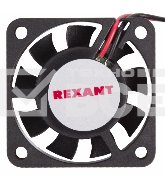 Вентилятор для корпуса Rexant RX 4010MS 24VDC черный, 40 мм, 4800 об/мин, 20 дБ, 2 pin