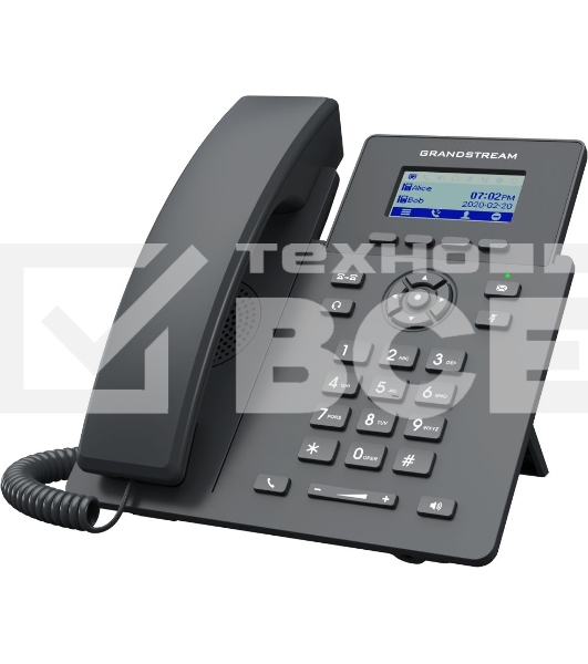 Телефон IP Grandstream GRP2601P черный