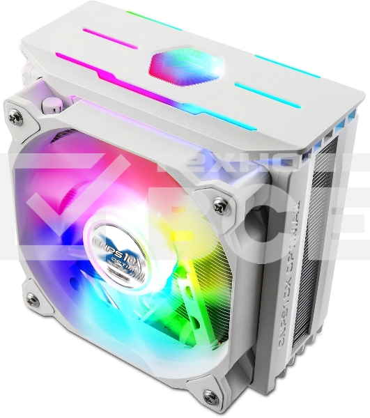Кулер для процессора Zalman CNPS10X OPTIMA II RGB белый, 120 мм, алюминий/медь, 1500 об/мин, 27 дБ, 4 pin, 180 Вт, 158 мм