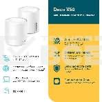 Бесшовный Mesh роутер TP-Link Deco X50(2-Pack) AX3000 10/100/1000BASE-TX, фото10