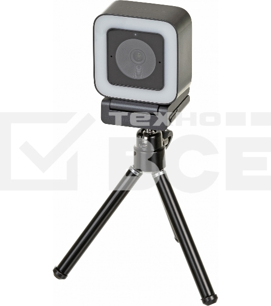 Веб-камера Hikvision DS-U04 4MP CMOS Sensor,0.1Lux @ (F1.2,AGC ON),Built-in Mic USB 2.0,2560*1440@30/25fps,3.6mm Fixed Lens