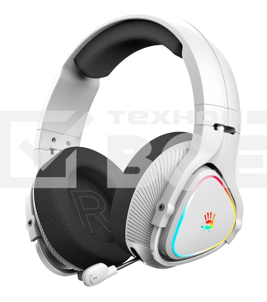 Наушники с микрофоном A4Tech Bloody MR710 серый BT оголовье (MR710 GREY)