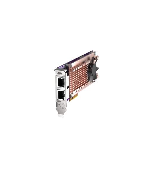 Плата расширения QNAP QM2-2P2G2T Expansion card 2 slots M.2 2280 NVMe. PCIe Gen3 x4 interface, 2x 2.5 GbE BASE-T.