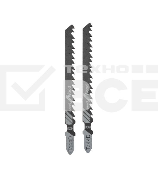 Пилка для электролобзика 100 мм 6 з/д 8-60 мм T144D (2 шт./уп.) (дерево) Kranz