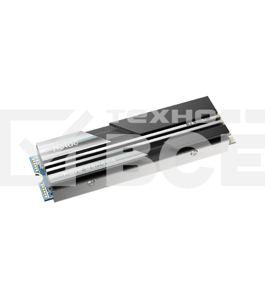 Накопитель SSD Netac NV5000, 500GB, M.2 2280, PCIe 4.0 x4, NVMe, R/W 5000/2500, с радиатором