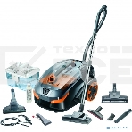 Моющий пылесос Thomas DryBOX AMFIBIA PET черный/оранжевый, 325/1700Вт, уборка влажная/сухая, пылесборник контейнер 2 л, фото2