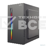 Компьютерный корпус MiniTower Ginzzu D370, RGb, Акриловое стекло, mATX, 2xUSB 2.0, черный, без БП, без вентиляторов, фото9