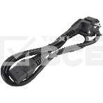 Шнур питания ITK PC-C19D-1M C19-Schuko проводник.:3x1.5мм2 1м 230В 16А (упак.:1шт) черный, фото2