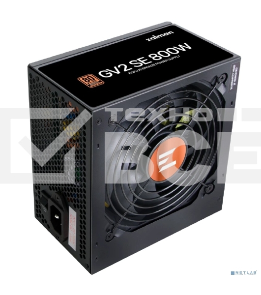 Блок питания Zalman ZM800-GV2SE, 800W, 120мм, черный