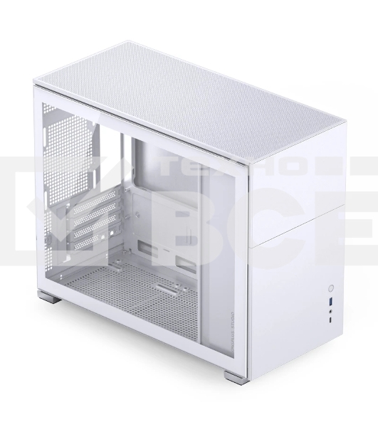 Корпус компьютерный Mini-Tower/ Case JONSBO D31 STD, Mini-Tower, TG, no fan, 1xUSB-A 3.2 + 1xUSB-C 3.2, mATX, mDTX, mITX White