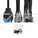 Компьютерный корпус Minitower ExeGate BAA-303U-UNS350 (mATX, БП UNS350 с вент. 12см, 2хUSB+1хUSB 3.0, HD Audio, черный), фото8