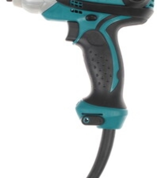 Дрель-шуруповерт Makita TD0101F, 230 Вт, 100 Нм, щеточный, ударный