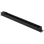 Блок розеток вертикальный ExeGate ServerPro PDU-V120 Al-12S-EU2.5-SW (19', 1U, Алюминий, 12 Schuko, кабель с евровилкой VDE-250V-16A-3*1.5мм2, 2.5 метра, выкл. с подсветкой, черный, RTL), фото9