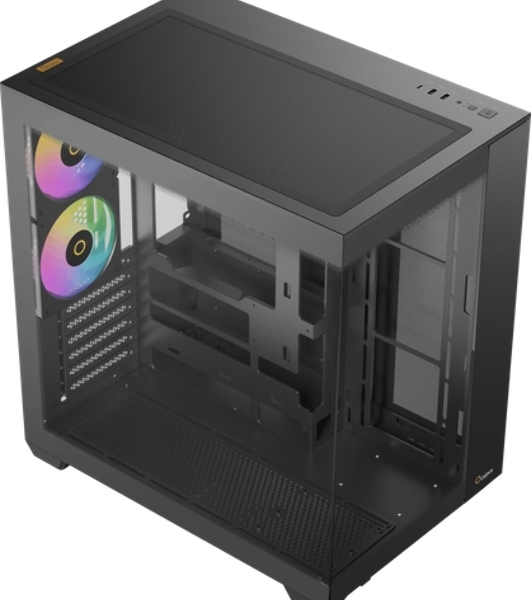 Корпус Ocypus Delta C74 ARGB Black, Midi-Tower, чёрный, 2 x 120 мм