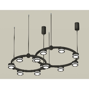 Светильник Ambrella light XR92091003/13 SBK/FR черный песок/белый матовый GX53 (A9209, C9238, C9232, N8415)