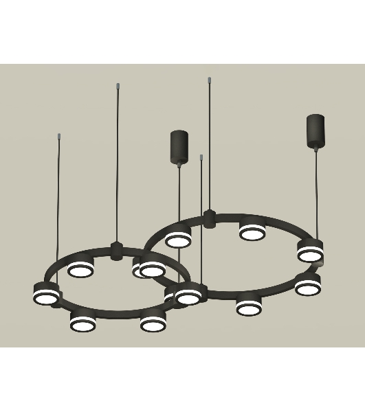 Светильник Ambrella light XR92091003/13 SBK/FR черный песок/белый матовый GX53 (A9209, C9238, C9232, N8415)